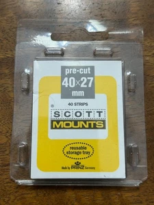 Scott Stamp mounts 40x27mm package of 40 - Picture 1 of 1