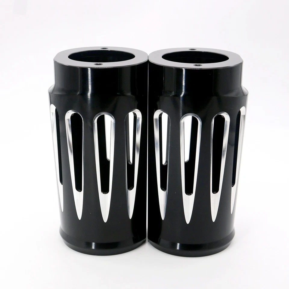 Ползунки алюминиевые вилочные в нормандском стиле для Harley Electra Glide Trike 1986-2013 черные - Изображение 1 из 4