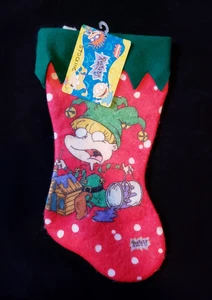 Vintage Rugrats Angelica Pickles Filz Weihnachtsstrumpf - Neu mit Etikett - Bild 1 von 5