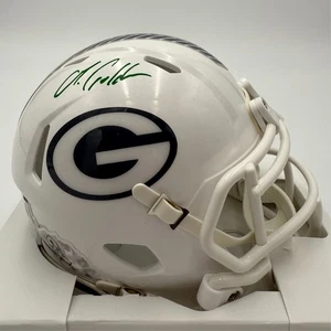 MATTHEW GOLD SIGNIERT GREEN BAY PACKERS 2024 SALUTE TO SERVICE MINIHELM - BAS - Bild 1 von 7