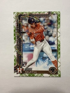 2025 Topps Holiday - Green Plaid SP - #H121 Cam Smith RC - Bild 1 von 2