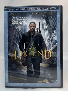 I AM LEGEND-2 Disc Spec Edition w/ alternate controversial ending-WILL SMITH-DVD - Imagen 1 de 2