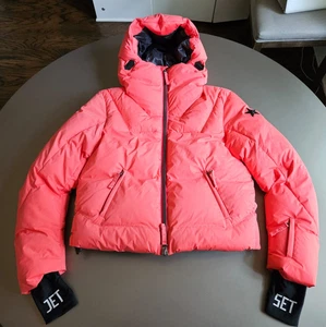 Jet Set Pink Women's Ski Jacket with Hood; Size = 2; Made in Italy! - Picture 1 of 16