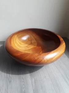 Beautiful Large Hand Turned Wooden Bowl - Picture 1 of 6