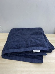 Toalla de baño Ted Baker en azul/azul marino, 70 x 130 cm - logotipo bordado nuevo - Imagen 1 de 5