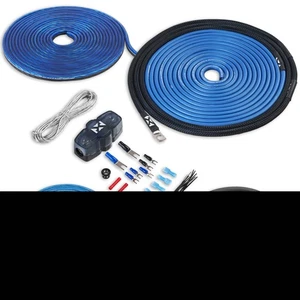 XKIT82 Full Spec 8 Gauge 100% OFC Complete 2-Channel Amplifier Wiring Kit 800W - Picture 1 of 13