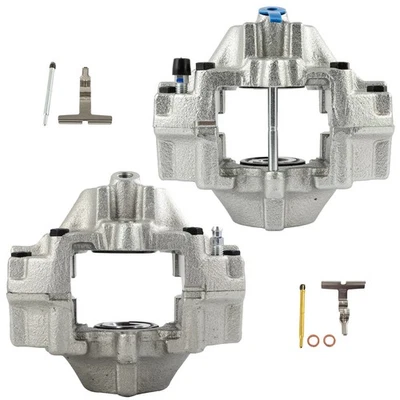 For 03-05 Mercedes-Benz C240 RWD 00-05 CLK320 2pcs Silver Rear Brake Calipers Foto 1 de 4