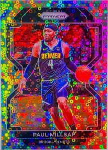 2021-22 Panini Prizm - Paul Millsap #46 Fast Break Prizm Silver Disco Refractor - Picture 1 of 2