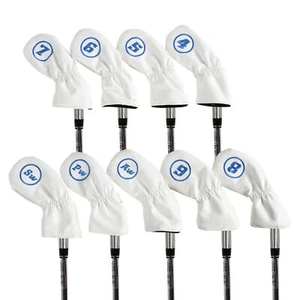 9Pcs Golf Club Cover Design Golf Head Cover Golf Headcovers Golf Iron Headcover - Picture 1 of 18