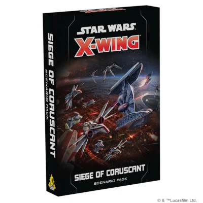 Star Wars X-Wing 2nd Ed Siege of Coruscant Scenario Pack FFGSWZ95EN - Image 1 of 2