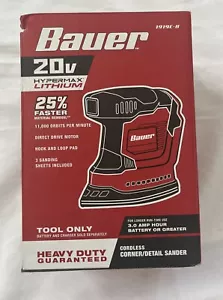 BRANDNEU BAUER 20V Akku-Ecken-/Detailschleifer – nur Werkzeug - Bild 1 von 5