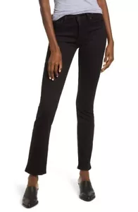HUDSON Mid Rise Nico gerade Bein schwarze Jeans! 27 x 31,5 EUC! - Bild 1 von 7
