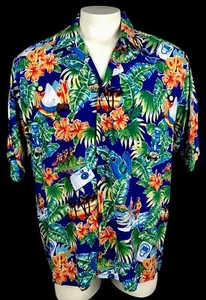 Hermosa Camisa Hawaiana Aloha Aloha Rayón XL para Hombre REYN SPOONER Intel Corporation Corp - Imagen 1 de 7