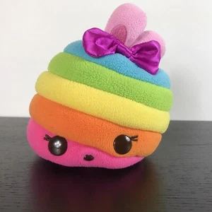NUM NOMS RAINBOW POOP WITH PINK BUNNEY EARS PLUSH STUFFED ANIMAL - Picture 1 of 7