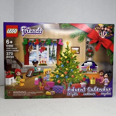 New Sealed LEGO Friends Advent Calendar 41690 Building Kit 370pcs retired - Image 1 of 4