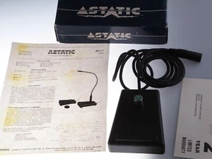 ASTATIC 40-111 Base schwerer Tischständer für Mikrofon mit Kabel XLR und OVP TOP - Bild 1 von 4