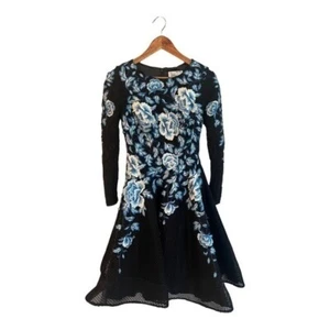 MIRI New York 00 Gown Dress Blue Black Mother Sister Of The Bride - Picture 1 of 3