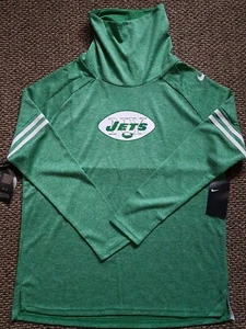 Nike NFL Jets Damen Langarmshirt Größe L Grün Neu mit Etikett - Bild 1 von 11