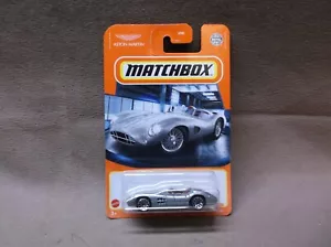 MATCHBOX 2021 #44 SILVER 56 1956 ASTON MARTIN DBR1 VINTAGE ENGLISH SPORTS CAR - Picture 1 of 3