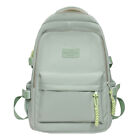 Simple Outdoor Backpack with Zipper Casual Backpack Multi-Pocket for Laptop Book