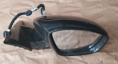 2019 2020 2021 2022 2023 PEUGEOT 508 OS DRIVERS RIGHT SIDE WING MIRROR IN BLACK - Image 1 of 4