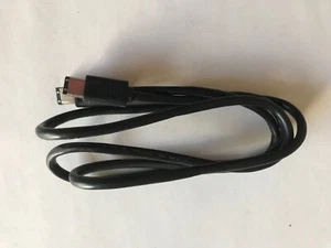 4ft 6-Pin Male to 6-Pin Male IEEE-1394a Firewire-400 Shielded Cable, Black - Picture 1 of 3