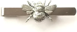 Bee English Pewter on a Tie Clip (slide) boxed gift ppa34 - Picture 1 of 1