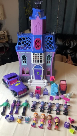 Disney Jr. Vampirina Scare House B&B Playset + Figures, Car, Furniture & 30 More Cover