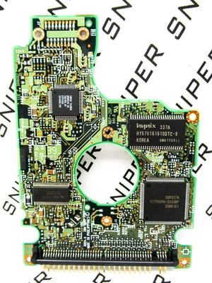 PCB - Hitachi 40GB IC25N040ATCS04-0 IDE 07N8327 Laptop H32687 HardDrive H69067_ - Image 1 of 4