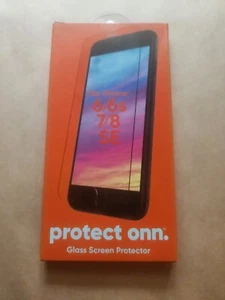 Protect Onn. iPhone Glass Screen Protector Fits 6/6s, 7/8, SE - Zdjęcie 1 z 3