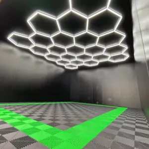 5-28 Hexagon LED Lampe Röhren Werkstatt Garage Decken Leuchte Waben Beleuchtung - Bild 1 von 83