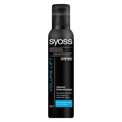 250ml Syoss Volume Lift Schaumfestiger 100% Luftiges Volumen vom Ansatz an