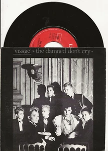 VISAGE ULTRAVOX THE DAMNED DON'T CRY RARE ORIGINAL SINGLE FROM SWEDEN - Picture 1 of 1
