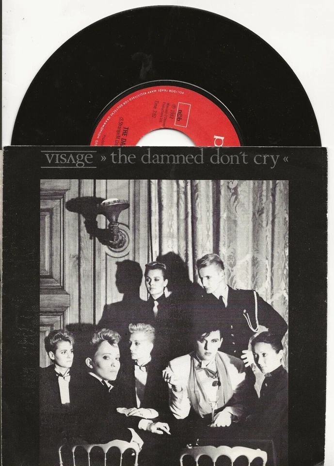 VISAGE ULTRAVOX THE DAMNED DON'T CRY RARE ORIGINAL SINGLE FROM SWEDEN - Image 1 of 1