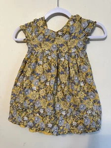 Joie 4T mehrfarbiges Kurzarmkleid U-Ausschnitt komplett gefüttert - Bild 1 von 5