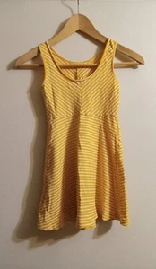 Old Navy Girls Yellow Stripes Summer Sleeveless Dress Toddler Size Small (6-7) - Picture 1 of 21