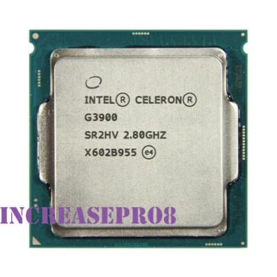 Intel Celeron Dual-Core G3900 Processor 2.8 GHz SR2HV BX80662G3900 LGA 1151 CPU  - Image 1 of 4