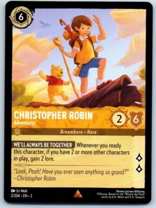 Tarjeta Lorcana Christopher Robin 2/204 Adventurer Disney - Imagen 1 de 2