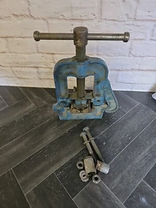 Vintage ""Schallplatte 192" Scharnier Rohrschraubstock (AM88) - Bild 1 von 2