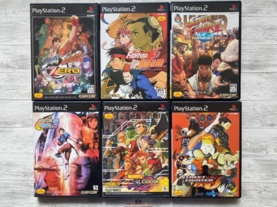 SONY Playstation 2 PS2 Street Fighter series 6games set from Japan - Image 1 of 4