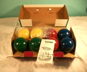 Forster Boccia Deluxe Rasen Bowling Set #6200, originalverpackt - Bild 1 von 7