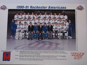 1990-91 ROCHESTER AMERICANS Amerks Team Photo - Picture 1 of 1