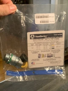 Southwire Teck Liquid Tight AC MC Armored Cable Fitting TECK50 Conduit Connector - Picture 1 of 4