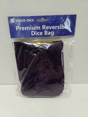 Sirius Dice Gaming Supplies Reversible - Purple and Gold, Brass Clasp New - Image 1 of 3