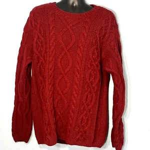 Charter Club Cable Knit Fisherman Sweater Mens XL Academia Classic Professor Ski - Picture 1 of 7