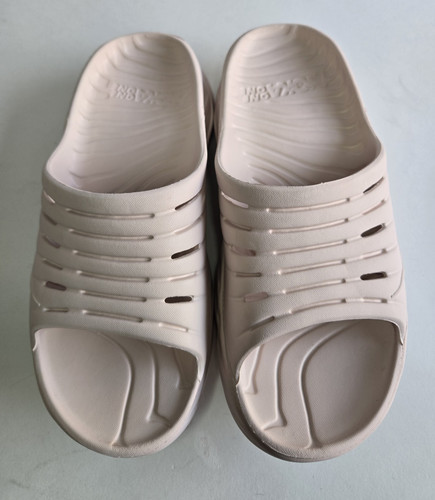 Sandali Hoka one One Ora Recovery Slide da uomo taglia US 9 donna taglia US 11 rosa beige