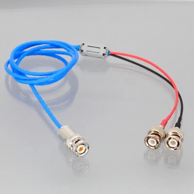 FLIEGEND Triax 3-Lug TRB 1x Male to 2x Coax Standard BNC Male Cable M17/176-00002 1~6FT