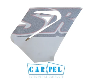 ADESIVO DECALCO APRILIA "SR" INFERIORE SEMISCUDO ORIGINALE PIAGGIO 899852 - Foto 1 di 2