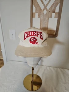 Vintage 1990s Kansas City Chiefs Snapback Hat by New Era NFL Football Snapback - Picture 1 of 16