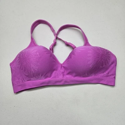 Sujetador Bali Mujer 38B Rosa Floral Camiseta Inalámbrica Tejido Correa Ajustable Foto 1 de 4